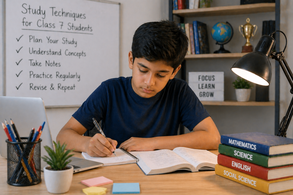 study techniques for class 7 students