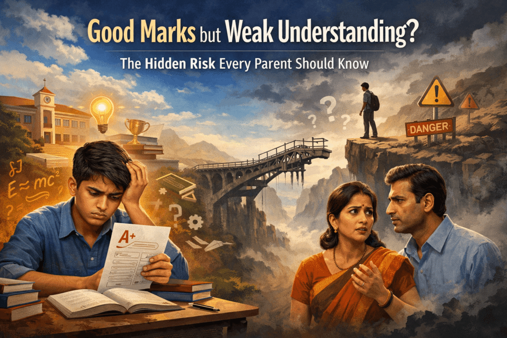 good marks but weak understanding