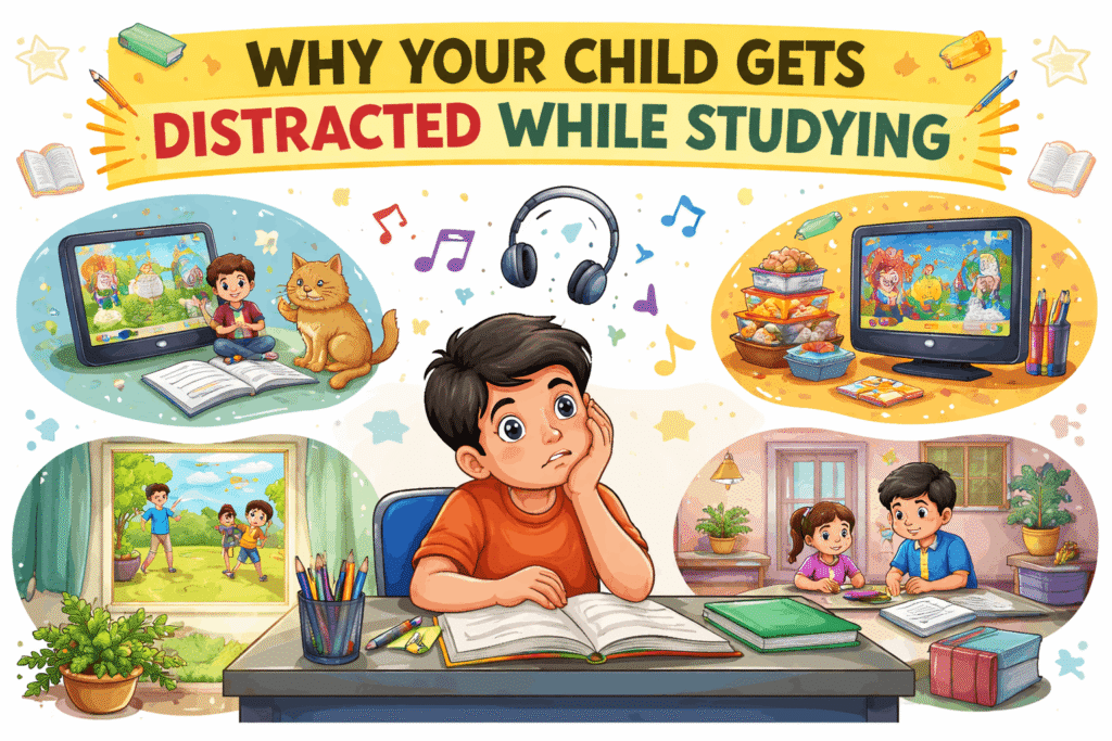 why students get distracted while studying