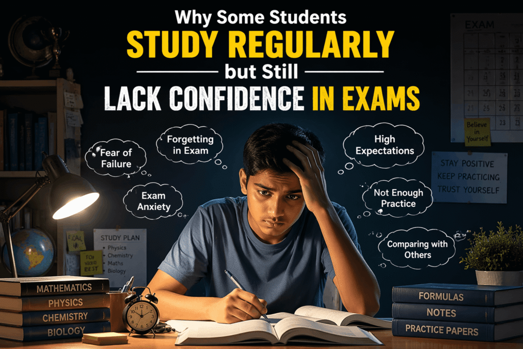 why students lack confidence in exams